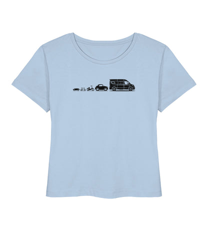 Evolution Vanlife - Damen Organic T-Shirt - LazyDonkeyDesign 