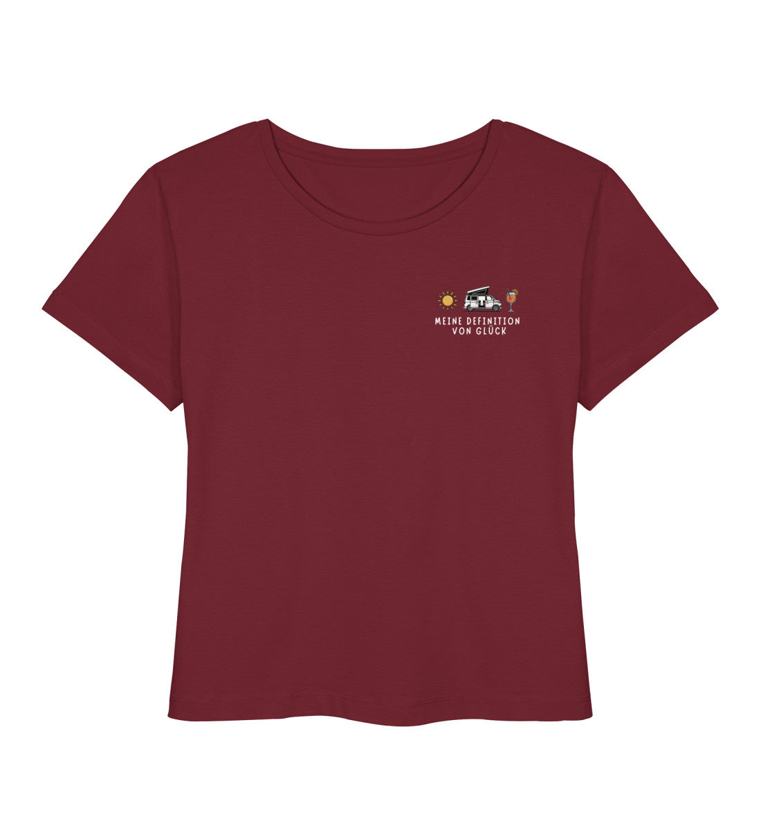 Definition von Glück - Damen Organic T-Shirt - Bulli - LazyDonkeyDesign 