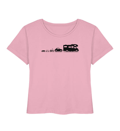 Evolution Wohnmobil - Damen Organic T-Shirt - LazyDonkeyDesign 