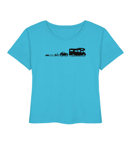Evolution Wohnmobil - Damen Organic T-Shirt - LazyDonkeyDesign 
