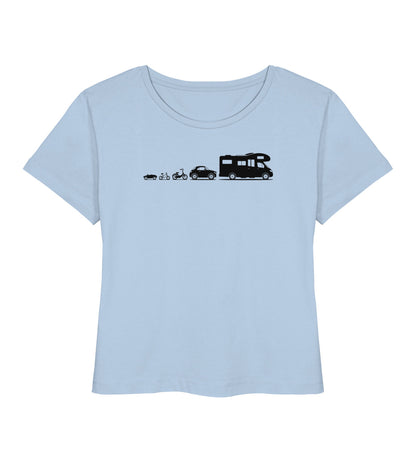 Evolution Wohnmobil - Damen Organic T-Shirt - LazyDonkeyDesign 