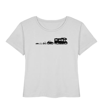 Evolution Wohnmobil - Damen Organic T-Shirt - LazyDonkeyDesign 