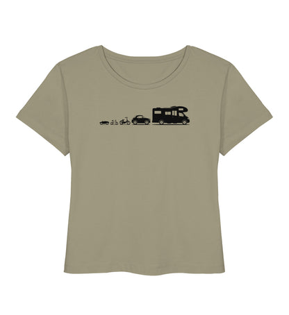 Evolution Wohnmobil - Damen Organic T-Shirt - LazyDonkeyDesign 