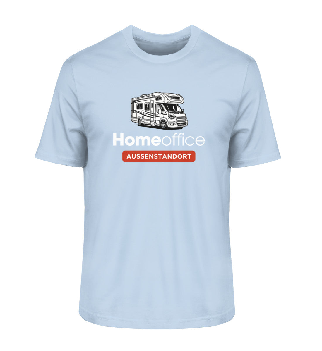 Wohnmobil Homeoffice - Herren Organic Shirt - LazyDonkeyDesign 