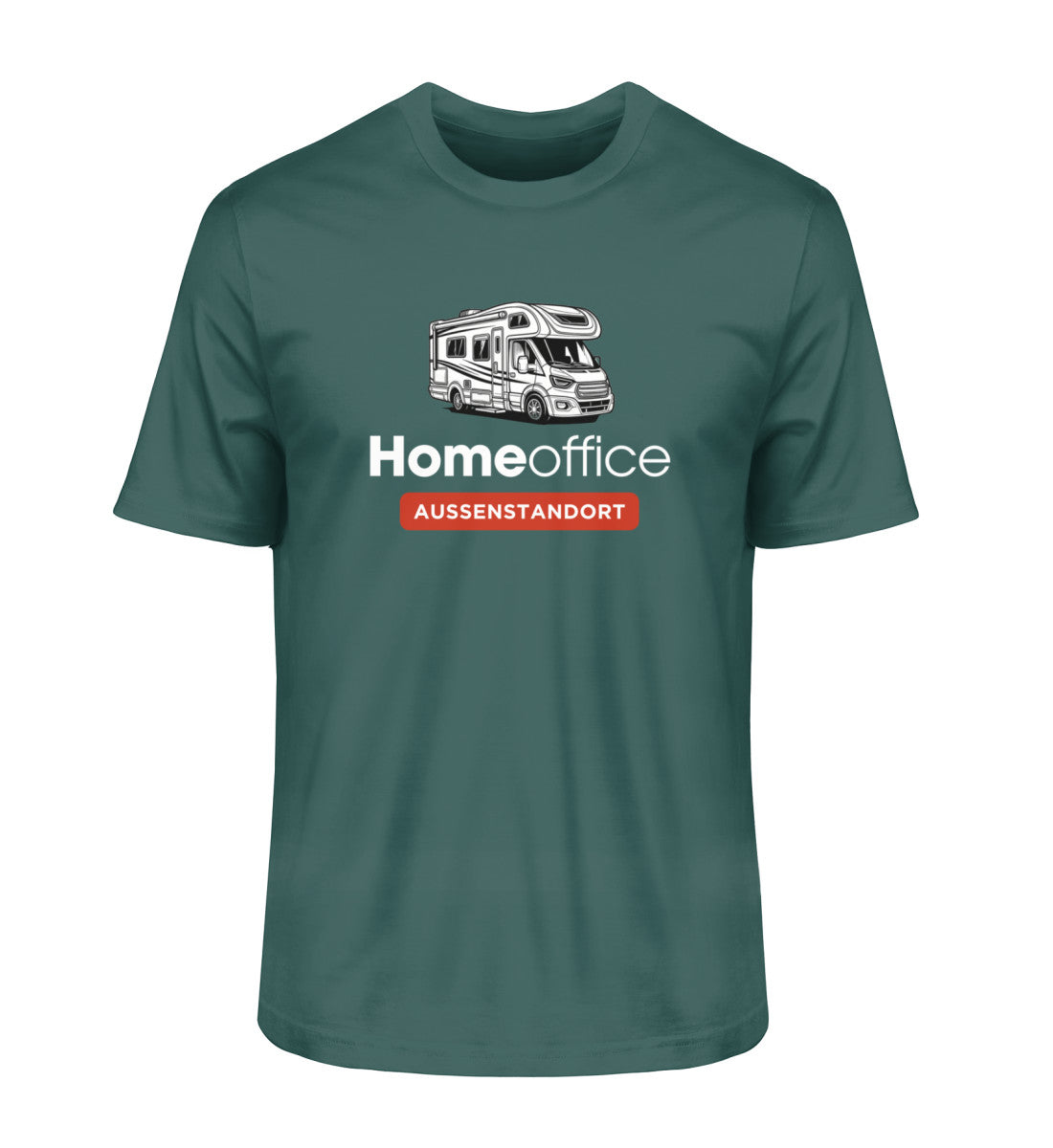 Wohnmobil Homeoffice - Herren Organic Shirt - LazyDonkeyDesign 
