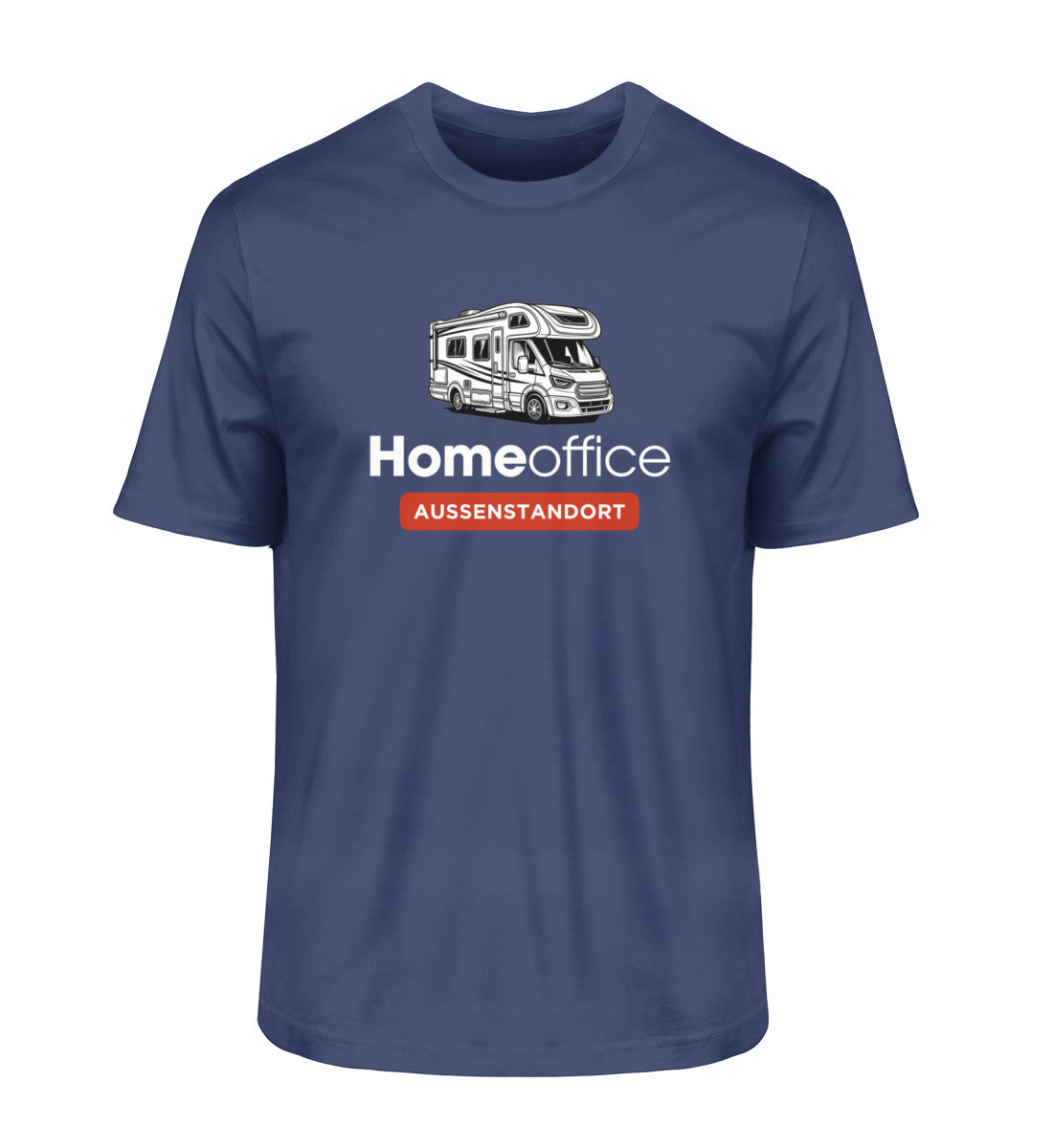 Wohnmobil Homeoffice - Herren Organic Shirt - LazyDonkeyDesign 