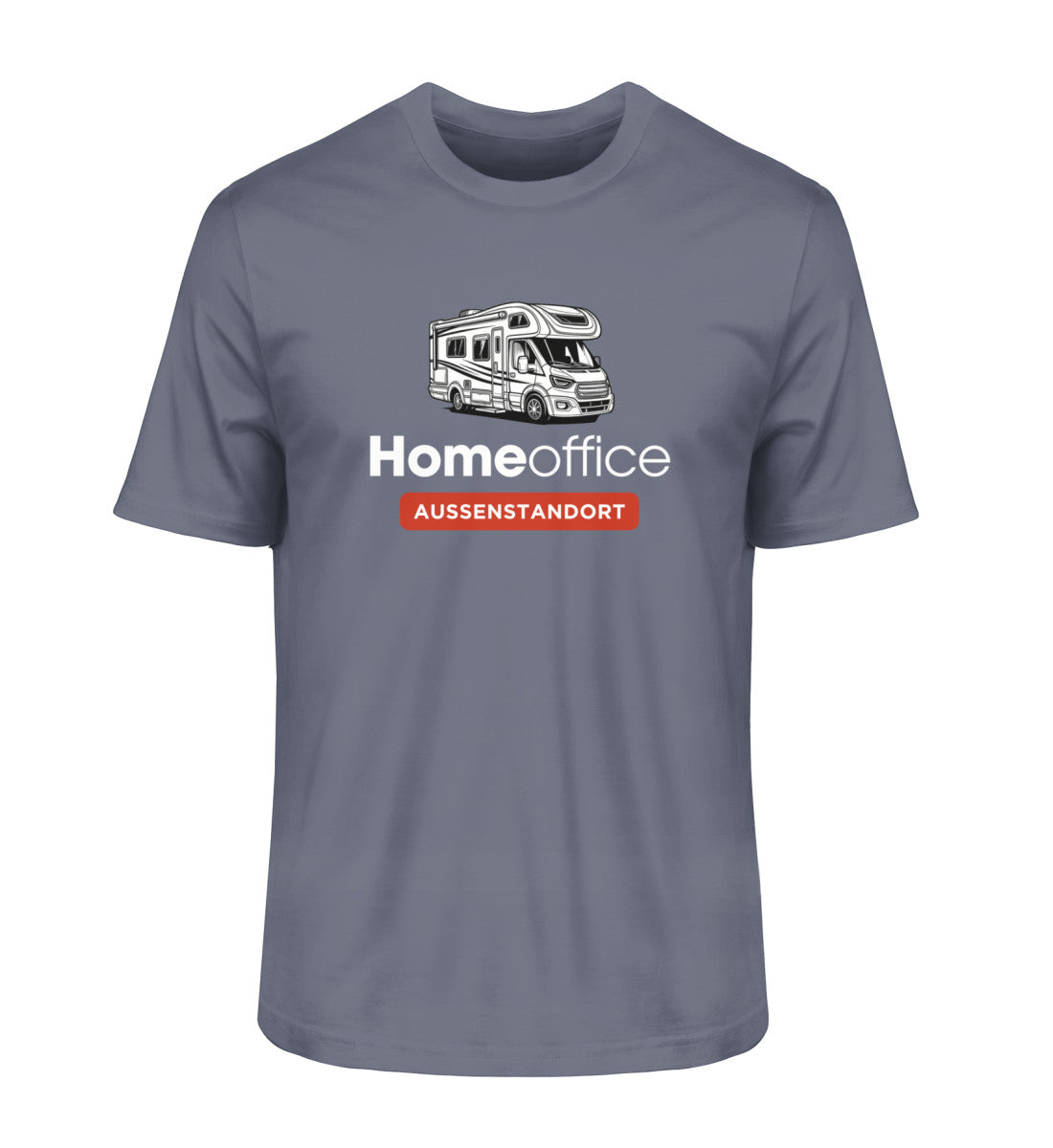 Wohnmobil Homeoffice - Herren Organic Shirt - LazyDonkeyDesign 