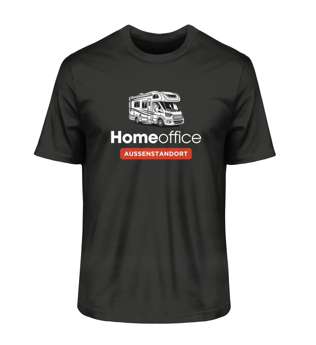Wohnmobil Homeoffice - Herren Organic Shirt - LazyDonkeyDesign 