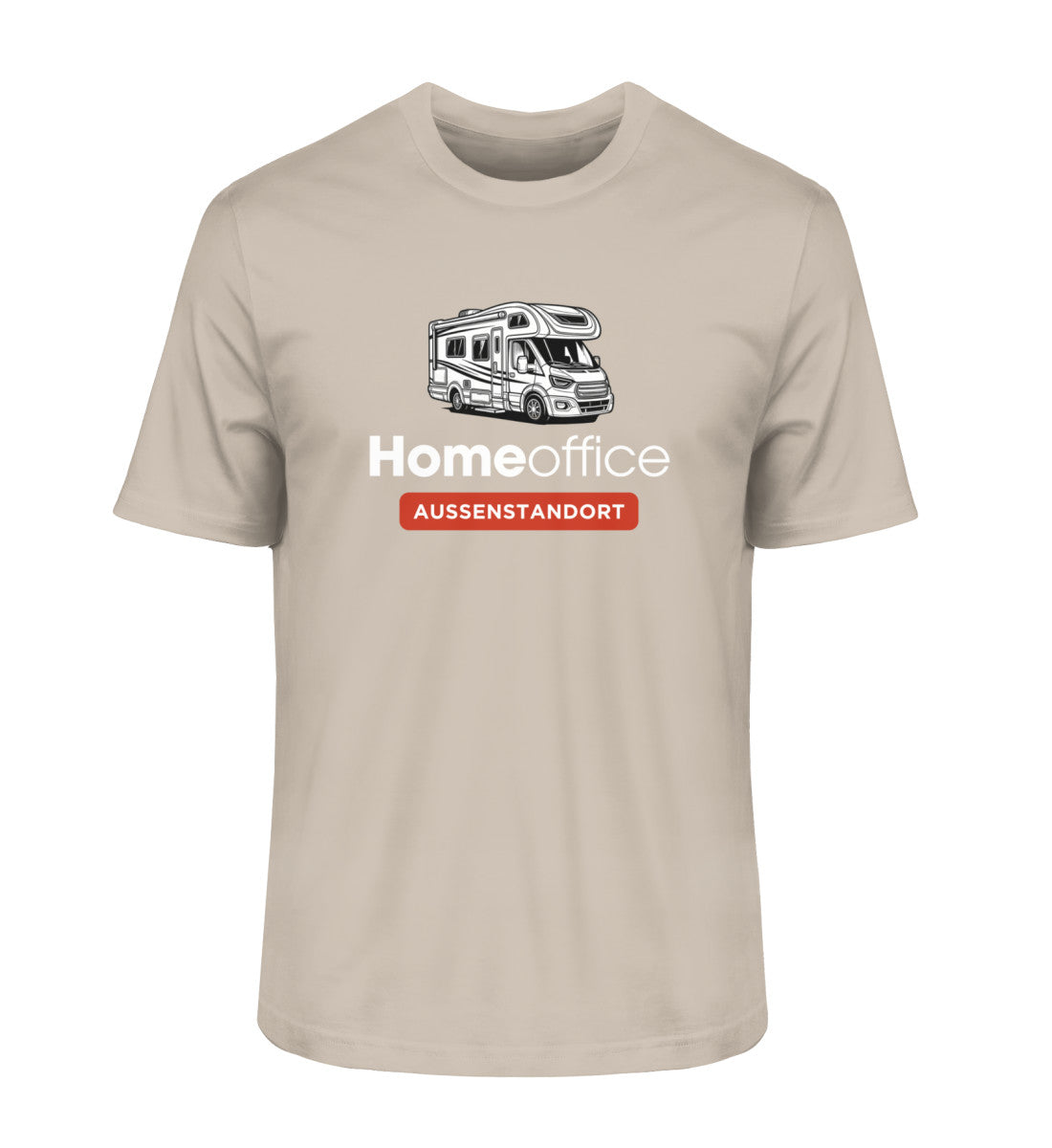 Wohnmobil Homeoffice - Herren Organic Shirt - LazyDonkeyDesign 