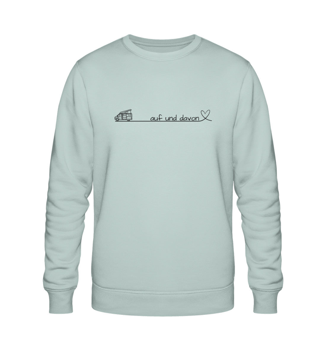 Auf und Davon - Damen Organic Sweatshirt - Van - LazyDonkeyDesign 