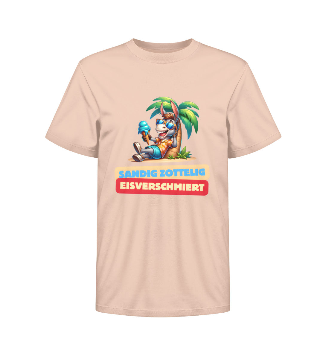 Sandig Zottelig Eisverschmiert - Kinder Organic Shirt - LazyDonkeyDesign 