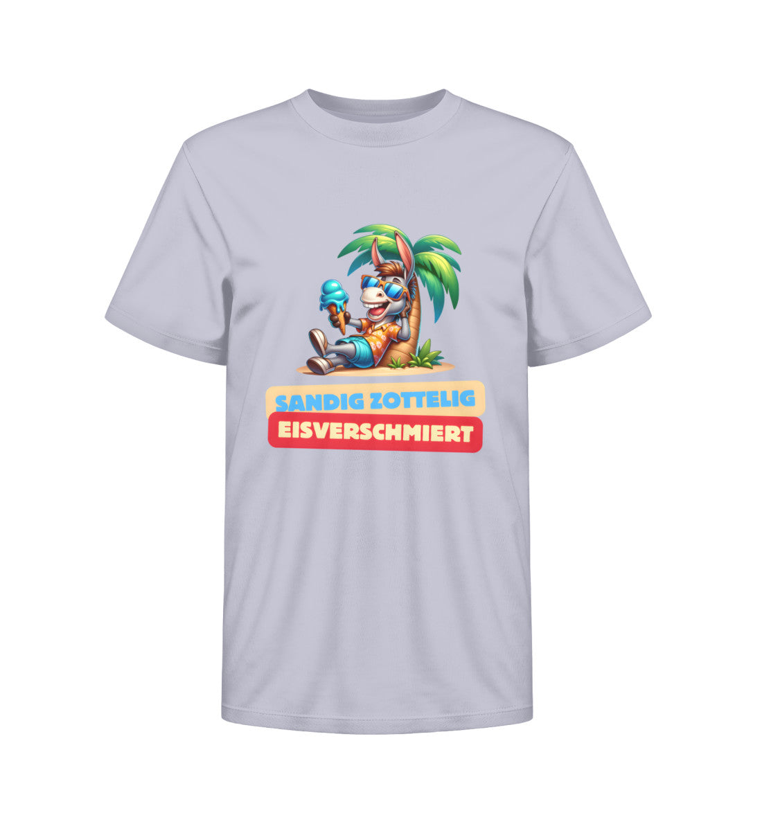 Sandig Zottelig Eisverschmiert - Kinder Organic Shirt - LazyDonkeyDesign 