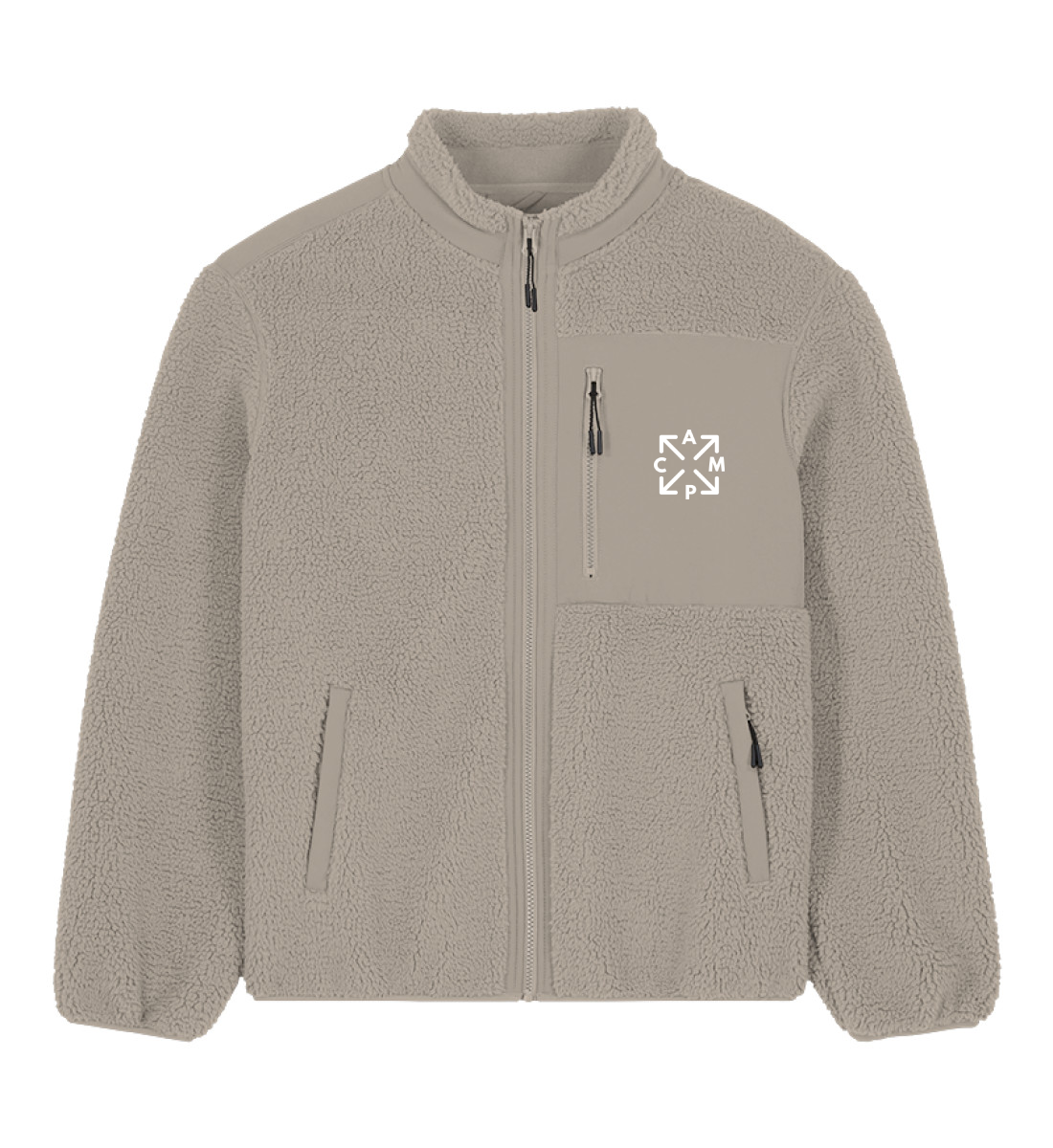 Camp Arrows - Unisex Sherpa Jacke - Stick - LazyDonkeyDesign 