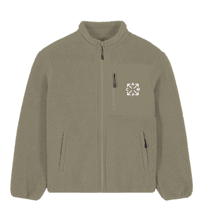 Camp Arrows - Unisex Sherpa Jacke - Stick - LazyDonkeyDesign 