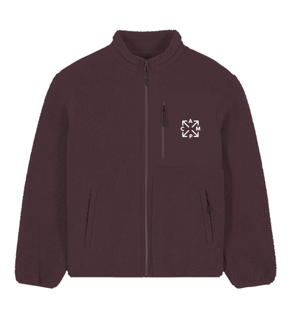 Camp Arrows - Unisex Sherpa Jacke - Stick - LazyDonkeyDesign 