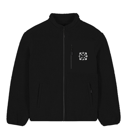 Camp Arrows - Unisex Sherpa Jacke - Stick - LazyDonkeyDesign 