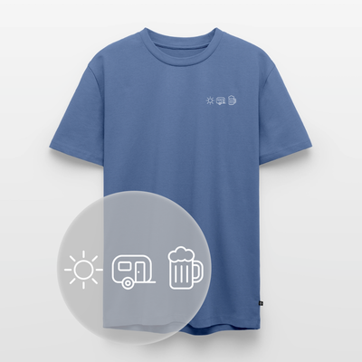 Sonne Wohnwagen Bier - Herren Camping T-Shirt