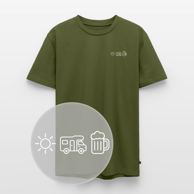 Sonne Wohnmobil Bier - Herren Camping T-Shirt