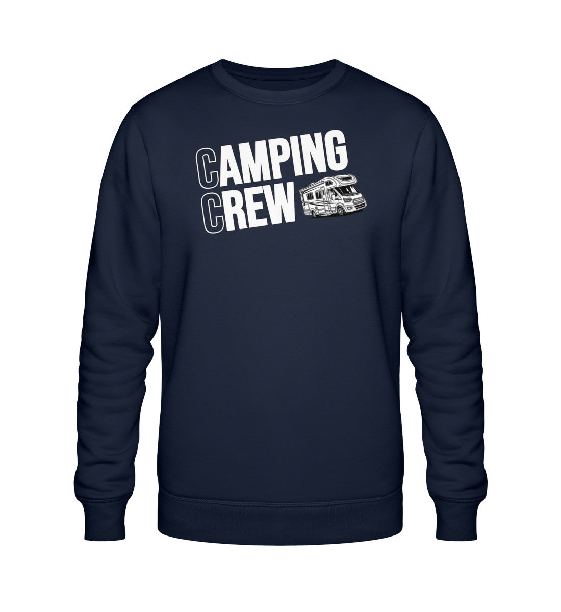 Wohnmobil Camping Crew - Herren Organic Sweatshirt - LazyDonkeyDesign 