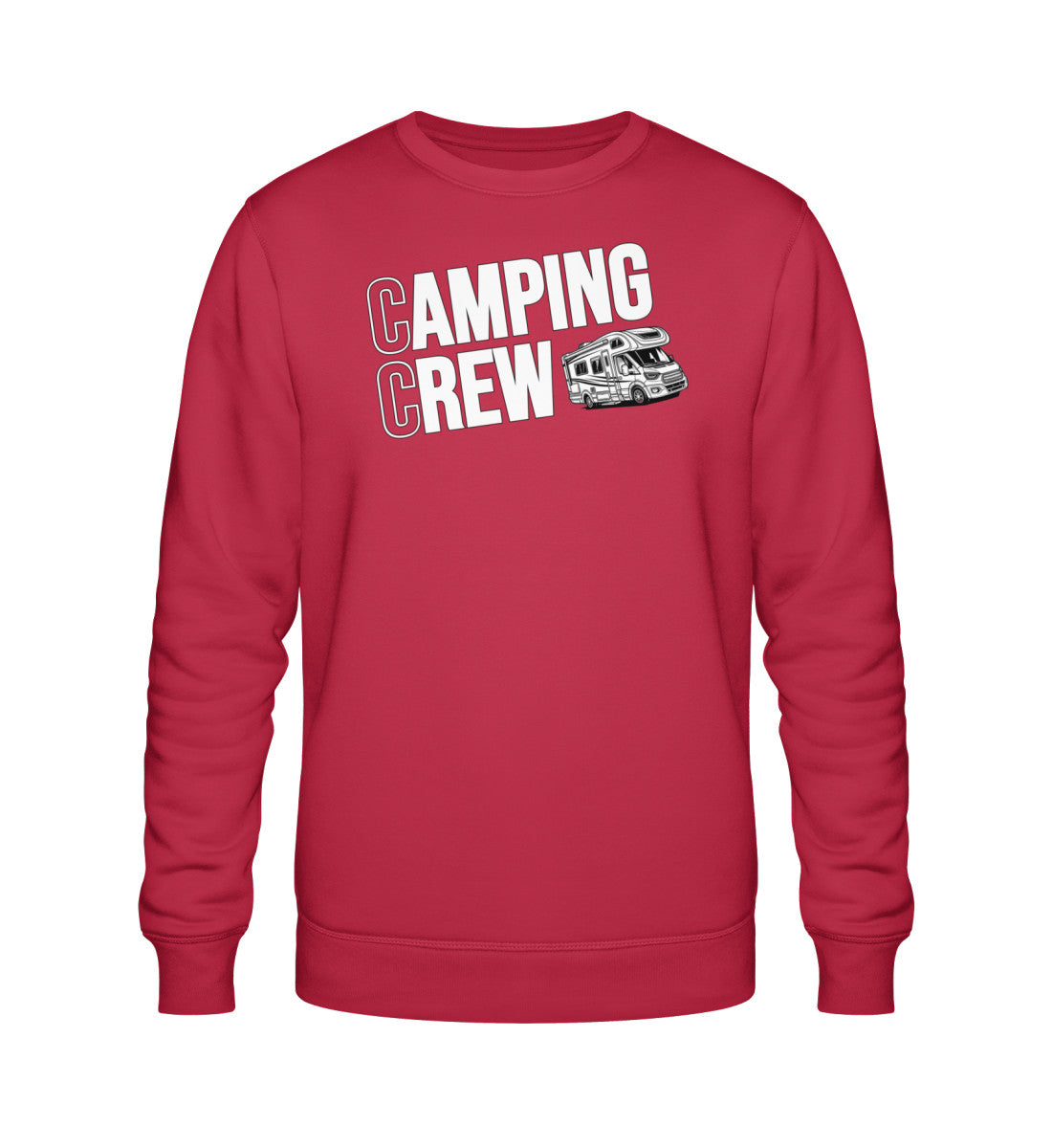 Wohnmobil Camping Crew - Herren Organic Sweatshirt - LazyDonkeyDesign 