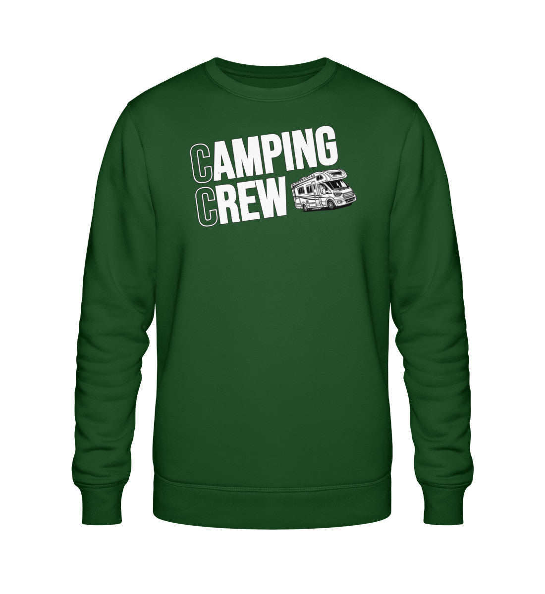 Wohnmobil Camping Crew - Herren Organic Sweatshirt - LazyDonkeyDesign 