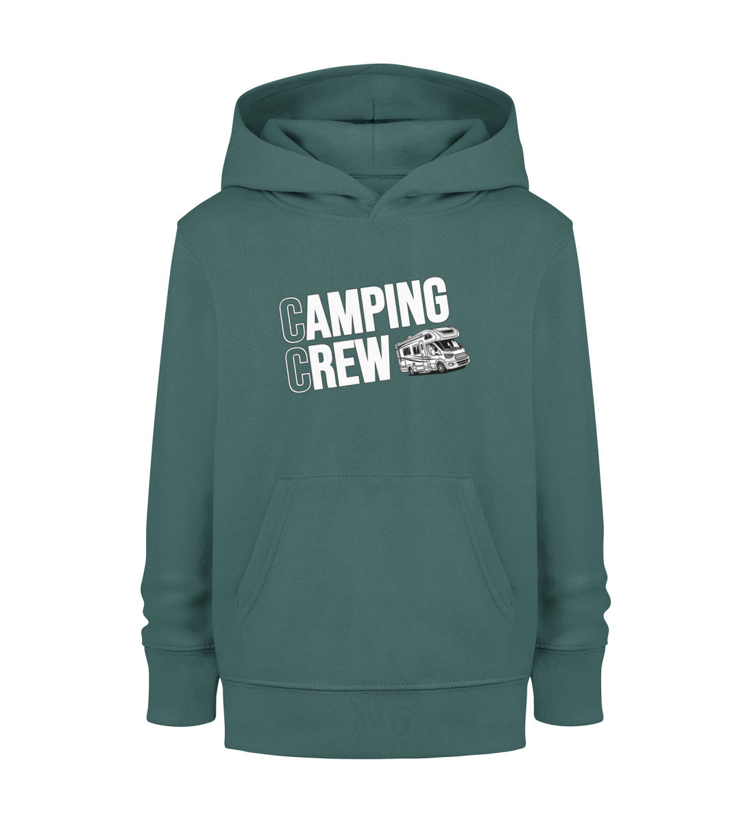 Wohnmobil Camping Crew - Kinder Organic Hoodie - LazyDonkeyDesign 