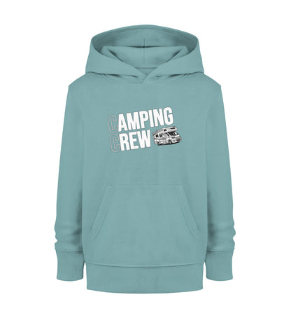 Wohnmobil Camping Crew - Kinder Organic Hoodie - LazyDonkeyDesign 