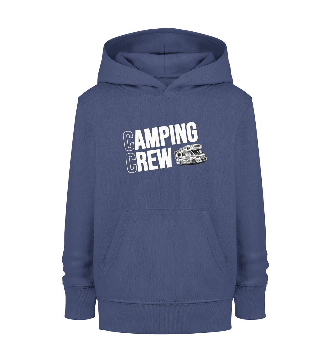 Wohnmobil Camping Crew - Kinder Organic Hoodie - LazyDonkeyDesign 