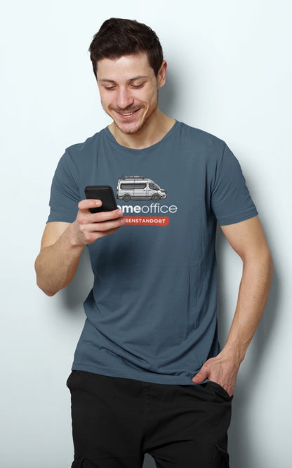 Herren Camping T-Shirt - Van Homeoffice