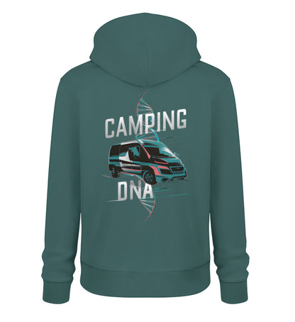 Vanlife Camping DNA - Herren Organic Hoodie - LazyDonkeyDesign 