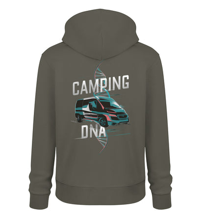 Vanlife Camping DNA - Herren Organic Hoodie - LazyDonkeyDesign 