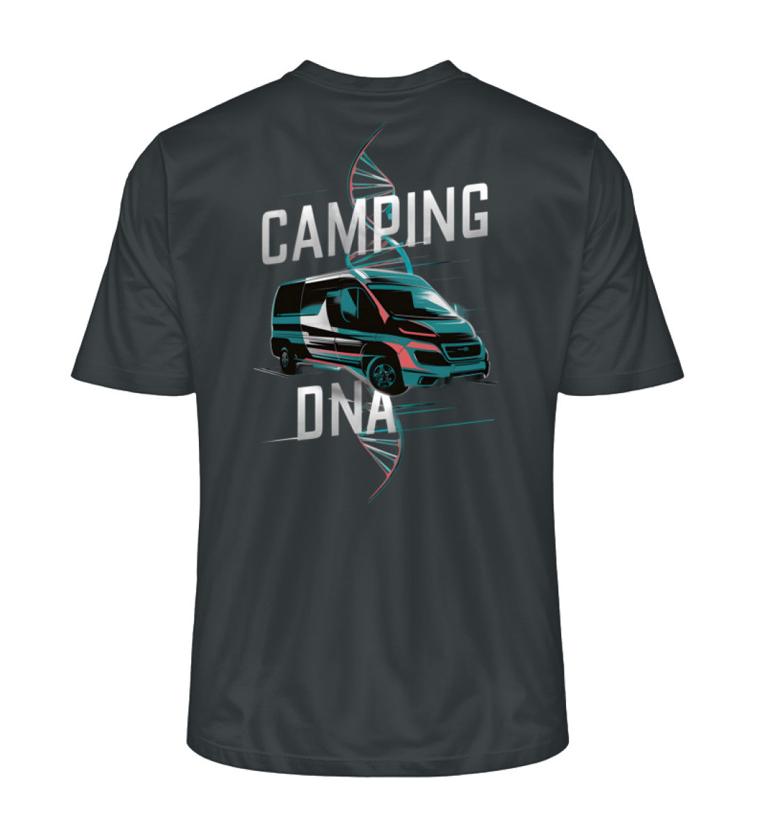 Vanlife Camping DNA - Herren Organic Shirt - LazyDonkeyDesign 