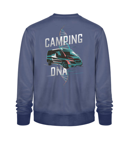 Vanlife Camping DNA - Herren Organic Sweatshirt - LazyDonkeyDesign 