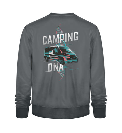 Vanlife Camping DNA - Herren Organic Sweatshirt - LazyDonkeyDesign 