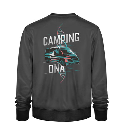 Vanlife Camping DNA - Herren Organic Sweatshirt - LazyDonkeyDesign 