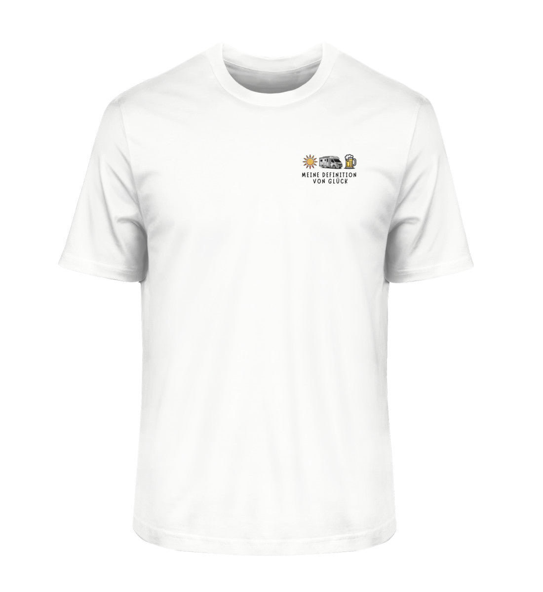 Definition von Glück - Herren Organic T-Shirt - Wohnmobil - LazyDonkeyDesign 