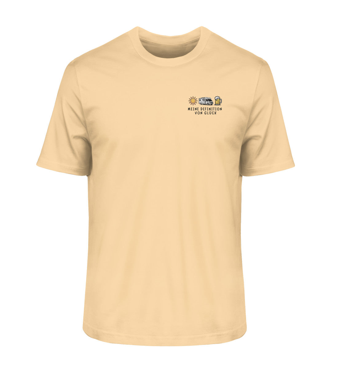 Definition von Glück - Herren Organic T-Shirt - Wohnmobil - LazyDonkeyDesign 