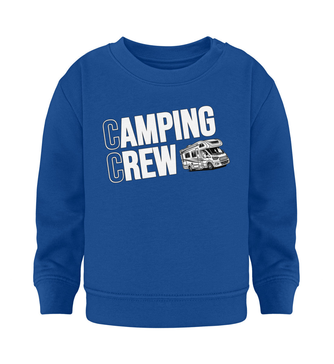 Wohnmobil Camping Crew - Baby Organic Sweatshirt - LazyDonkeyDesign 