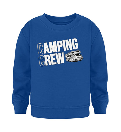 Wohnmobil Camping Crew - Baby Organic Sweatshirt - LazyDonkeyDesign 