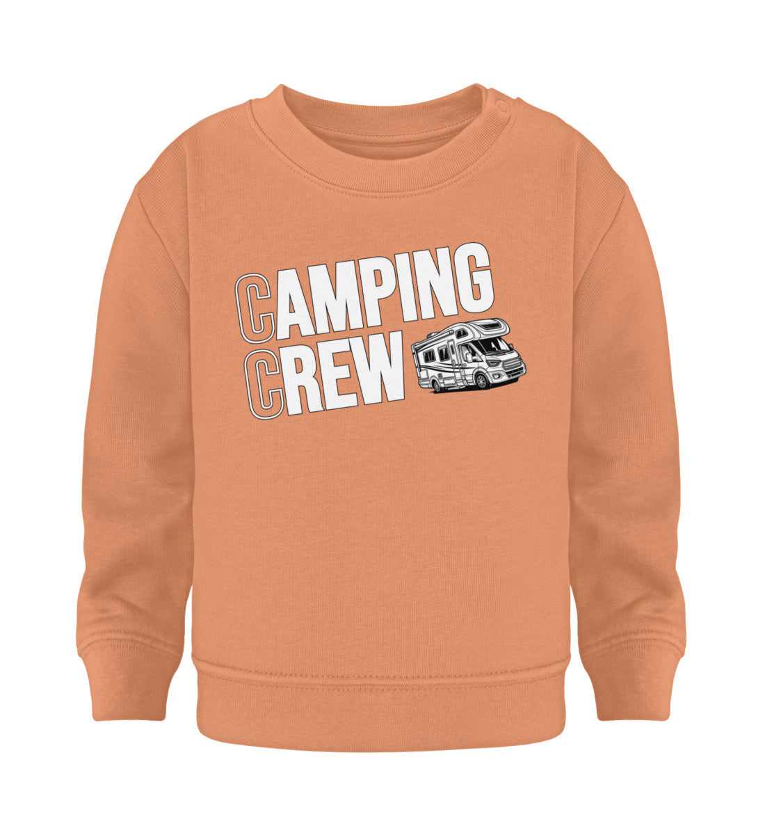 Wohnmobil Camping Crew - Baby Organic Sweatshirt - LazyDonkeyDesign 
