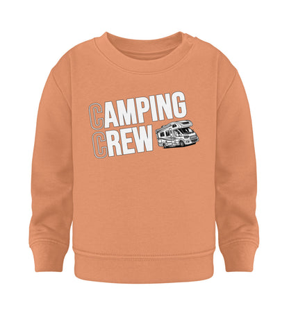 Wohnmobil Camping Crew - Baby Organic Sweatshirt - LazyDonkeyDesign 