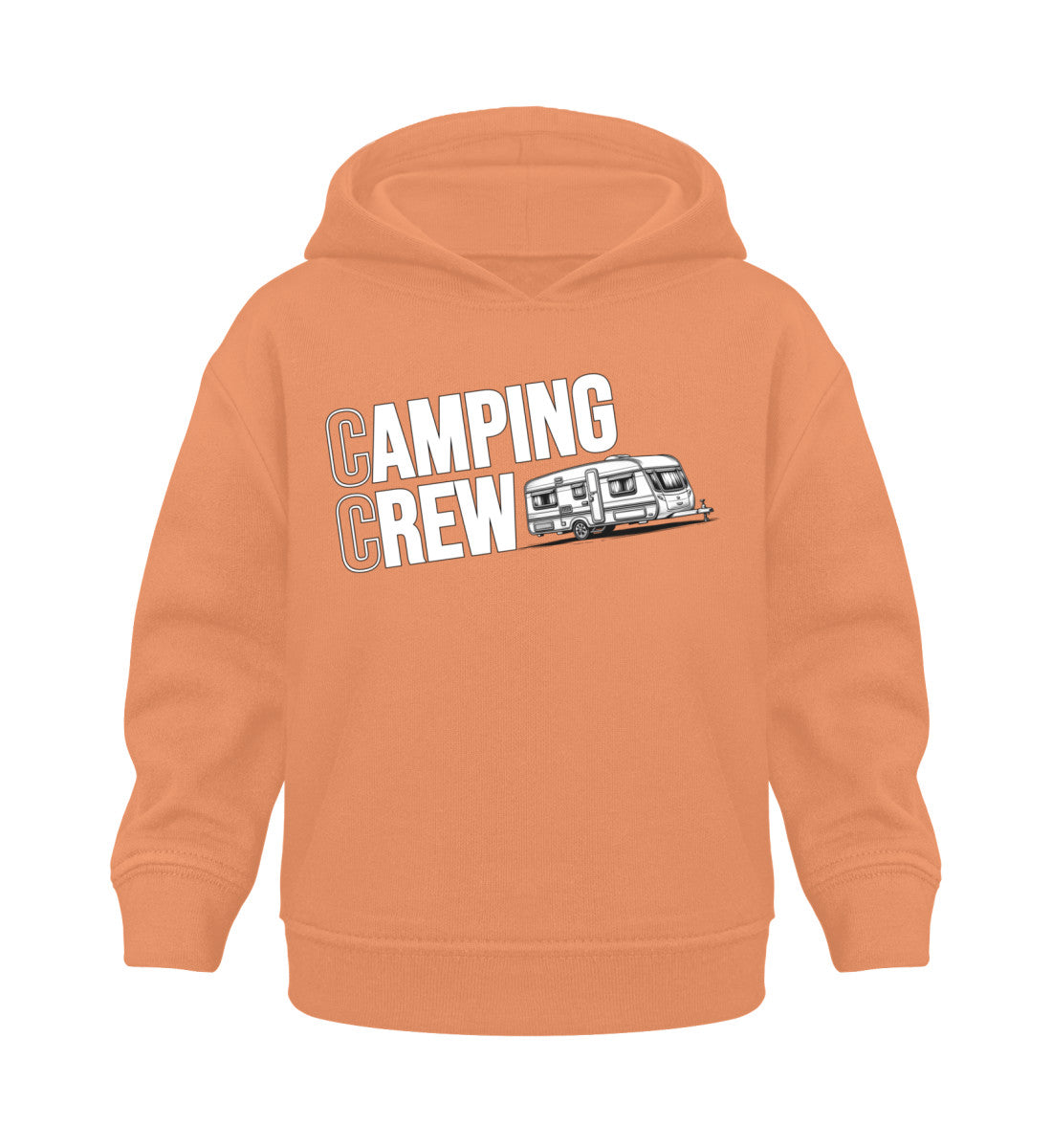 Wohnwagen Camping Crew - Baby Organic Hoodie - LazyDonkeyDesign 