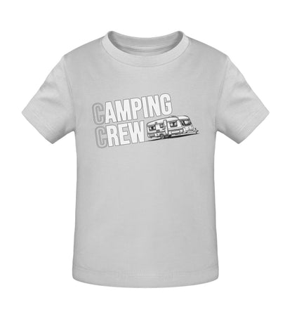 Wohnwagen Camping Crew - Baby Organic Shirt - LazyDonkeyDesign 