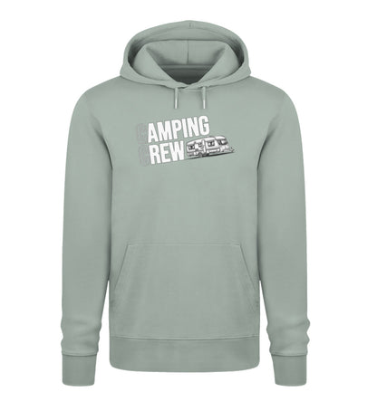 Wohnwagen Camping Crew - Herren Organic Hoodie - LazyDonkeyDesign 