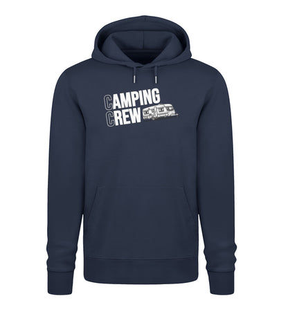Wohnwagen Camping Crew - Herren Organic Hoodie - LazyDonkeyDesign 