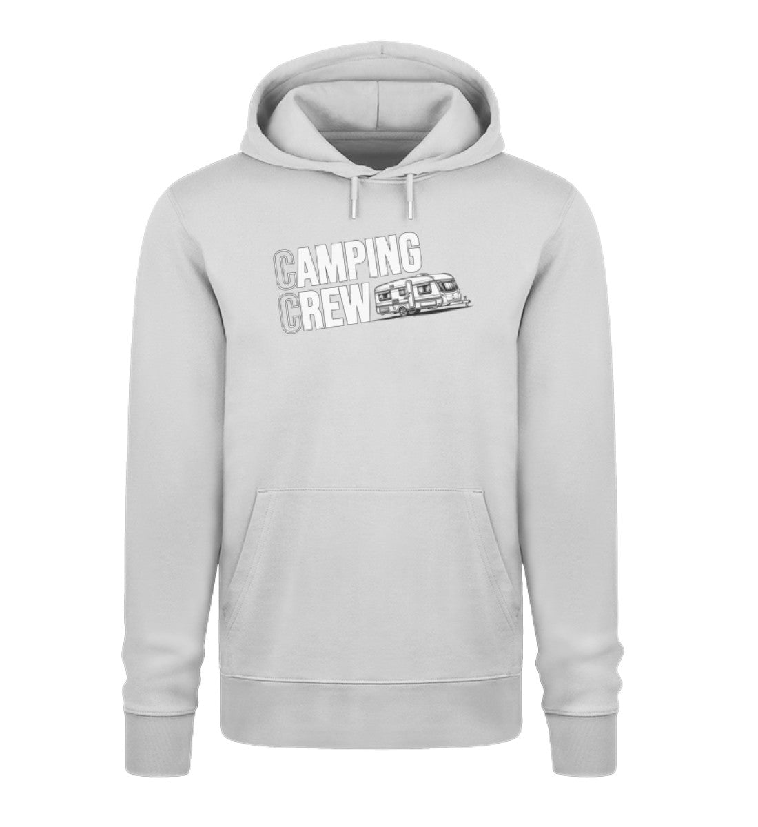 Wohnwagen Camping Crew - Herren Organic Hoodie - LazyDonkeyDesign 