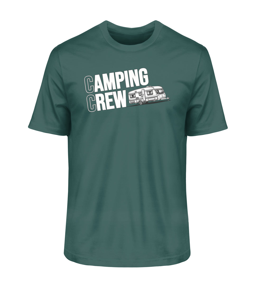 Wohnwagen Camping Crew - Herren Organic Shirt - LazyDonkeyDesign 