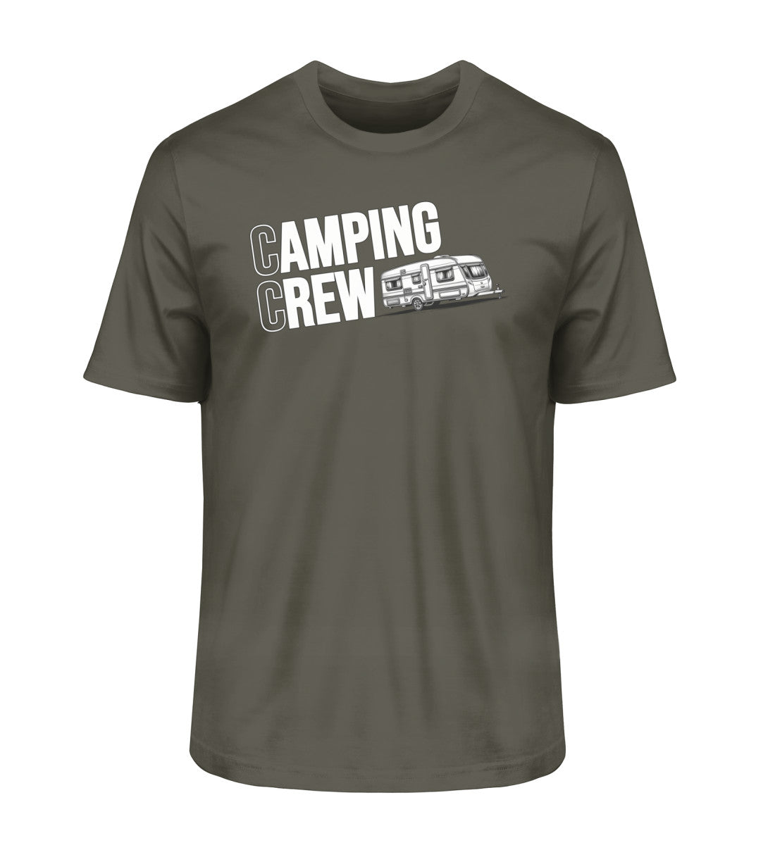 Wohnwagen Camping Crew - Herren Organic Shirt - LazyDonkeyDesign 