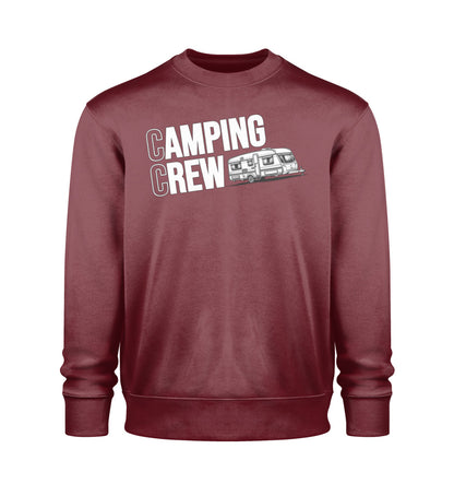 Wohnwagen Camping Crew - Herren Organic Sweatshirt - LazyDonkeyDesign 