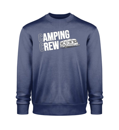 Wohnwagen Camping Crew - Herren Organic Sweatshirt - LazyDonkeyDesign 